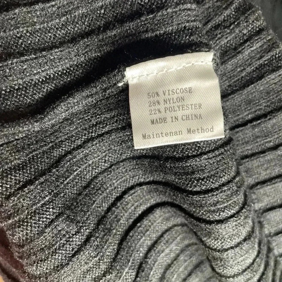 ZESICA Sweater Dress V Neck Long Sleeve Ribbed Knit Waist Slim Fit Bodycon Midi - Picture 6 of 7